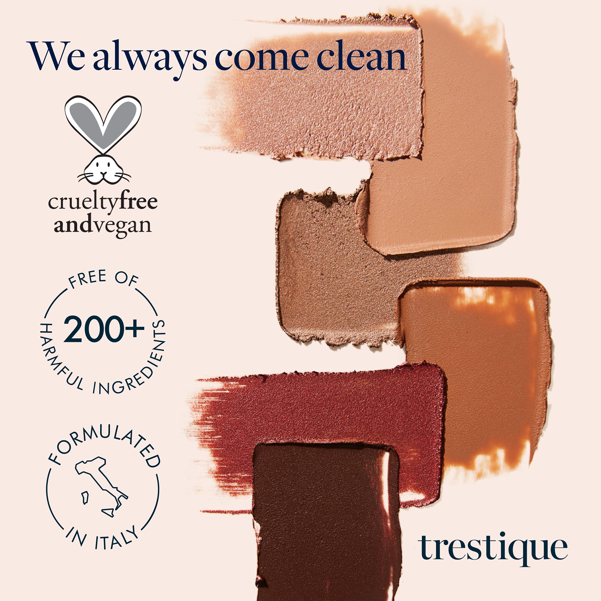 TRE'STIQUE Eyeliner vegan cruelty-free badge and packaging detail.