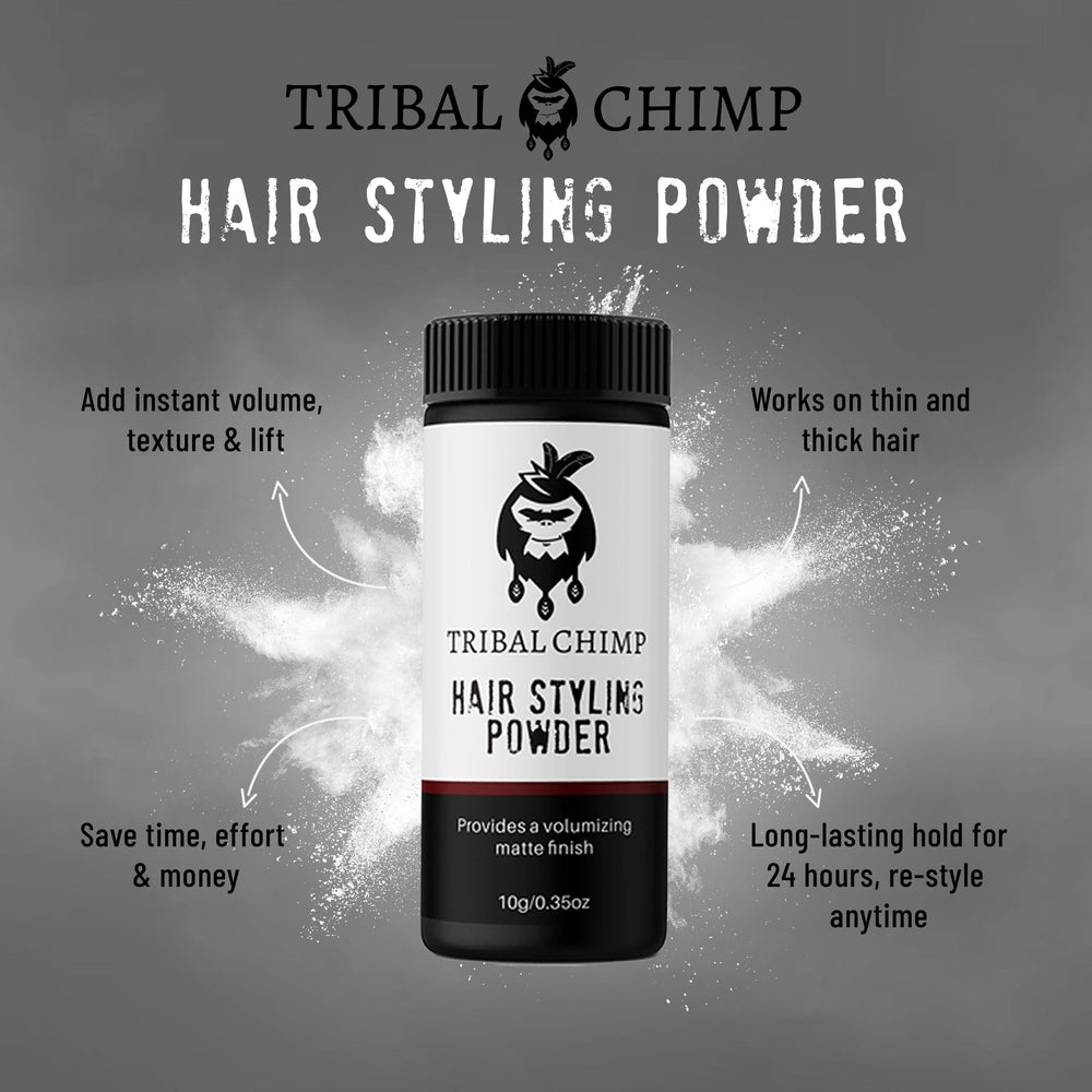 Tribal Chimp – volume instantané pour cheveux plus épais sans effort.