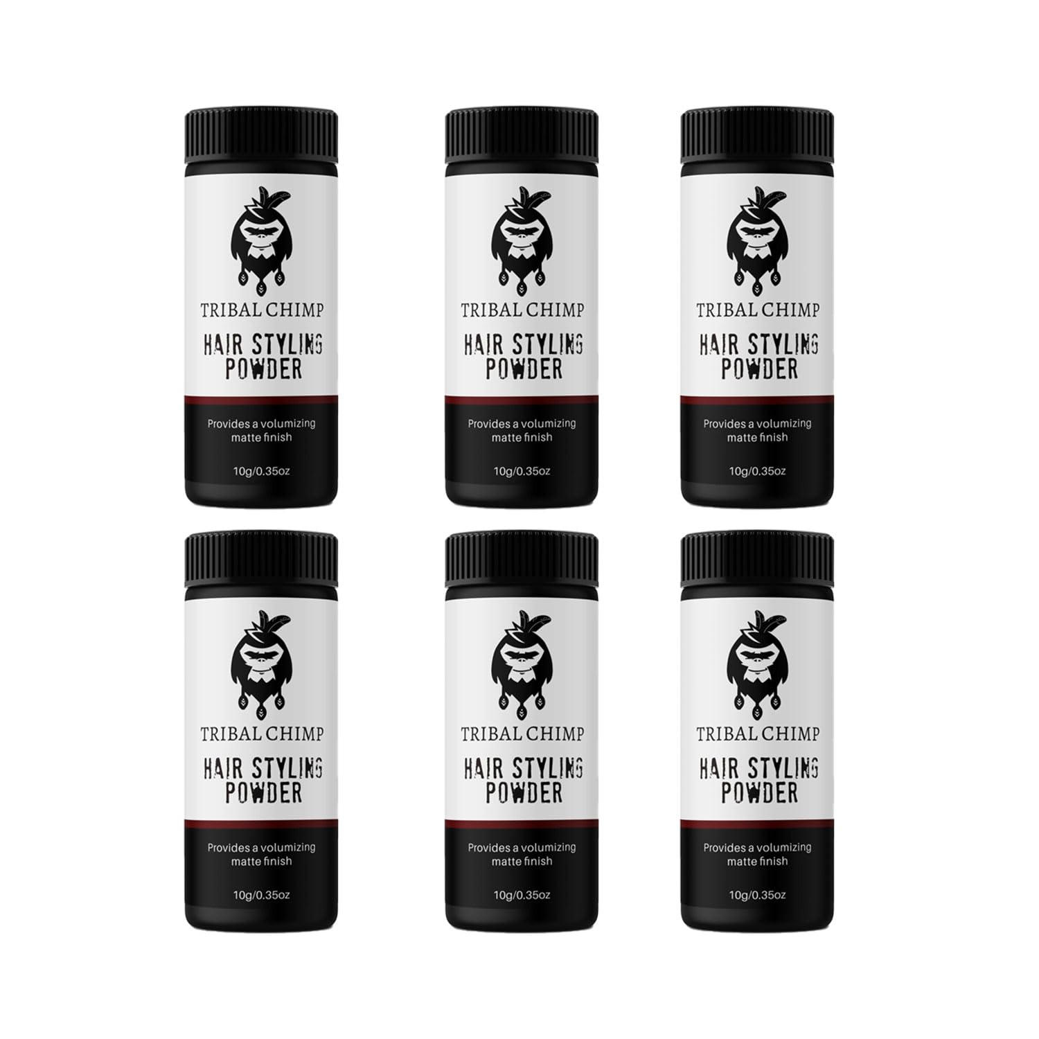 Tribal Chimp – poudre coiffage mate pour une tenue naturelle et sans brillance.