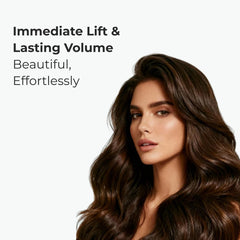 Tricholoy+ Cheveux propres après lavage, volume léger et démêlage facile.