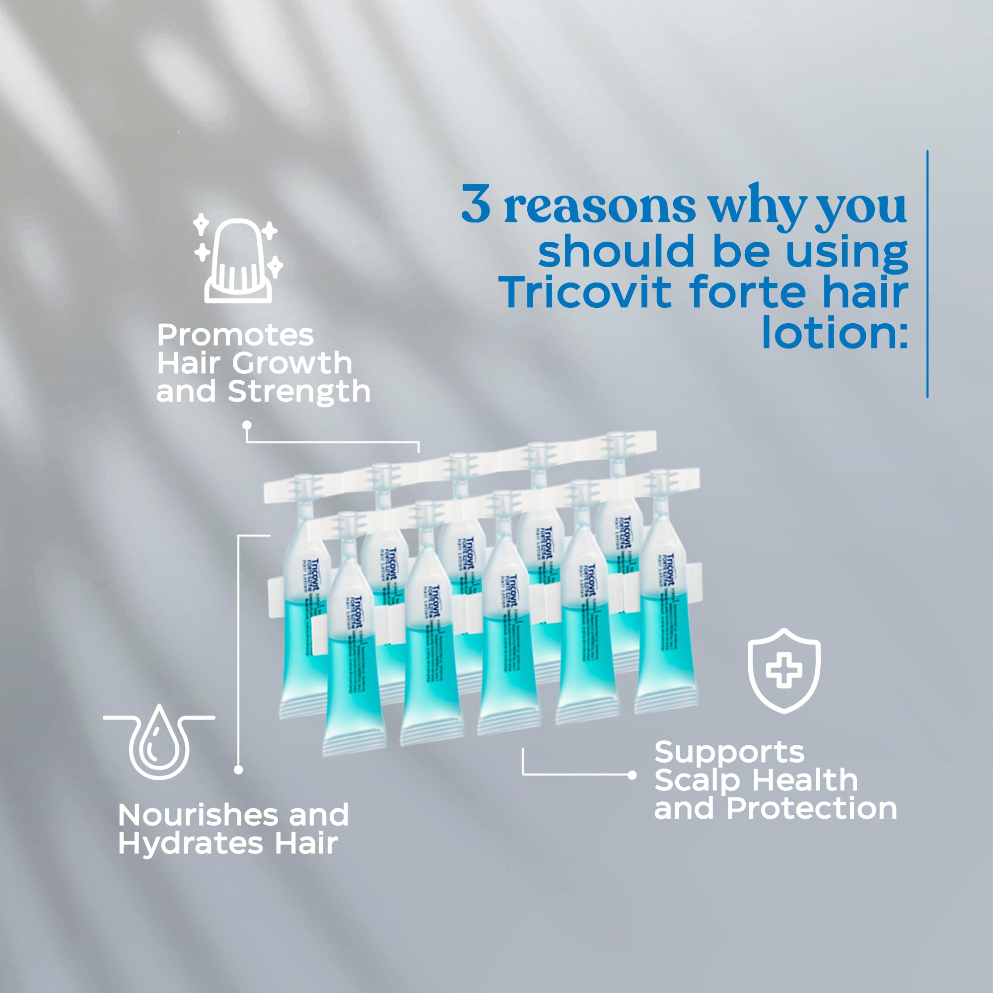 Tricovit Forte régulation du sébum sur le cuir chevelu pour un équilibre durable.