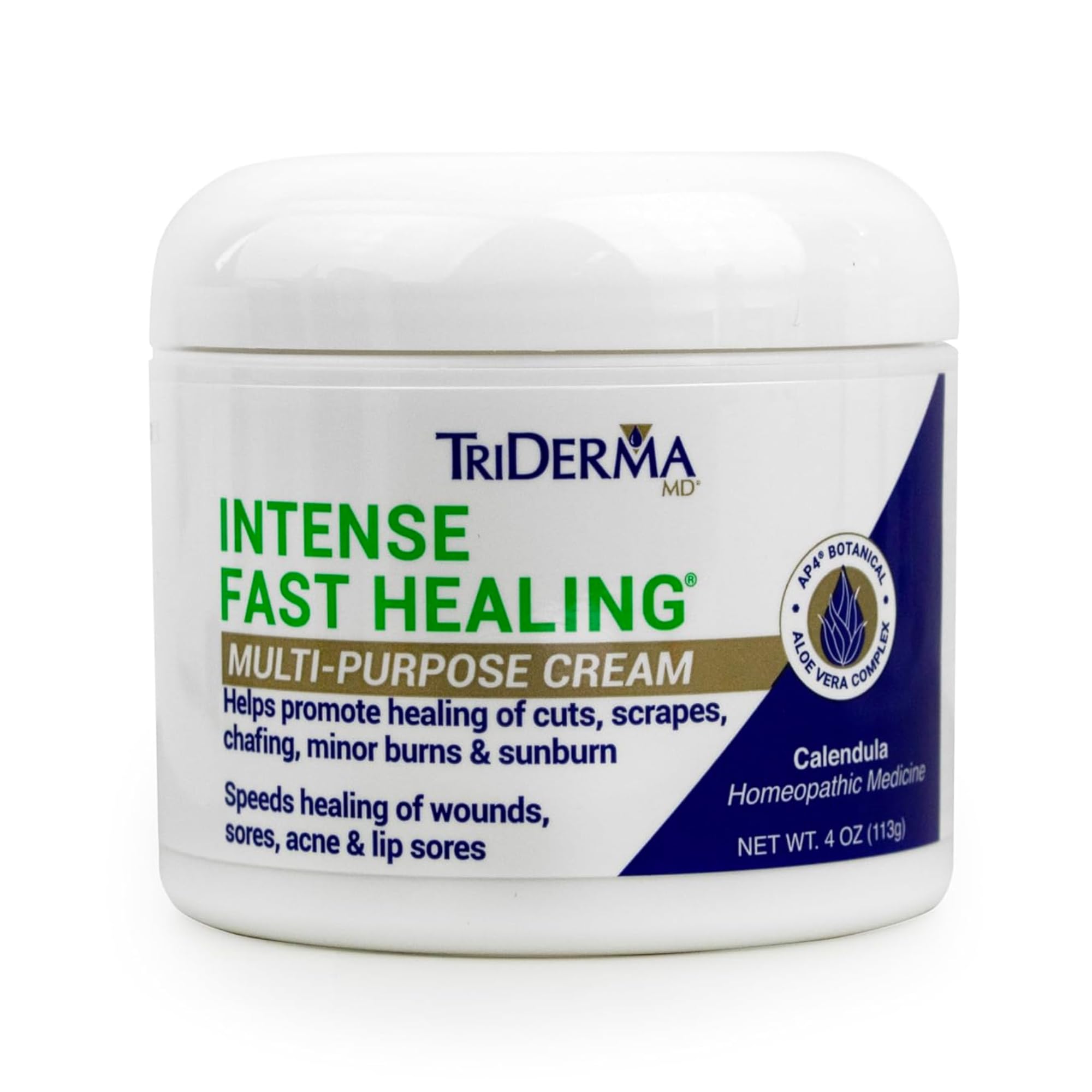 TriDerma Crème Intense – bouteille 4 oz, soin polyvalent pour irritations mineures