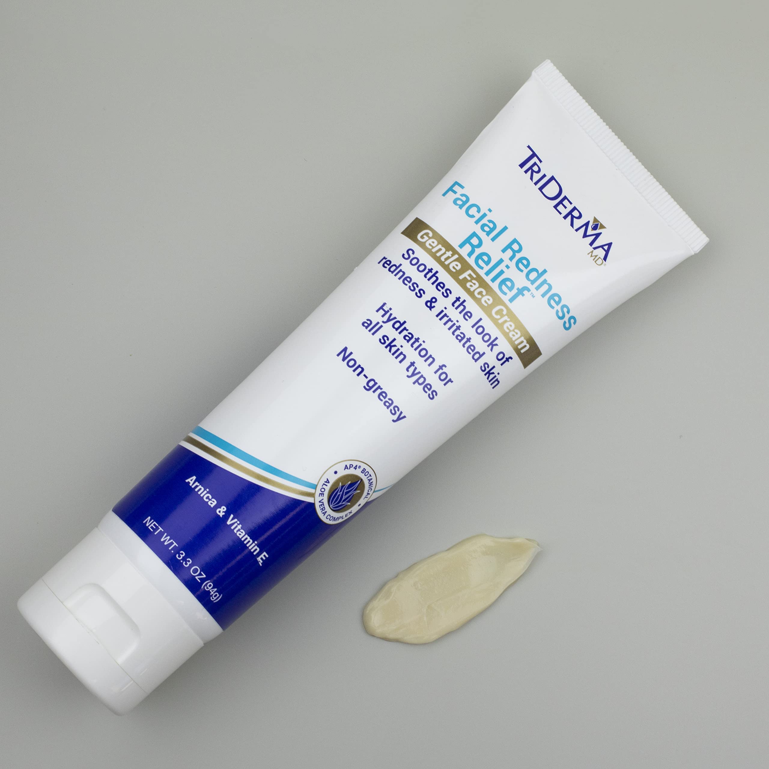 TriDerma crème-relief pour rougeurs et sensibilité, idéal matin et soir.
