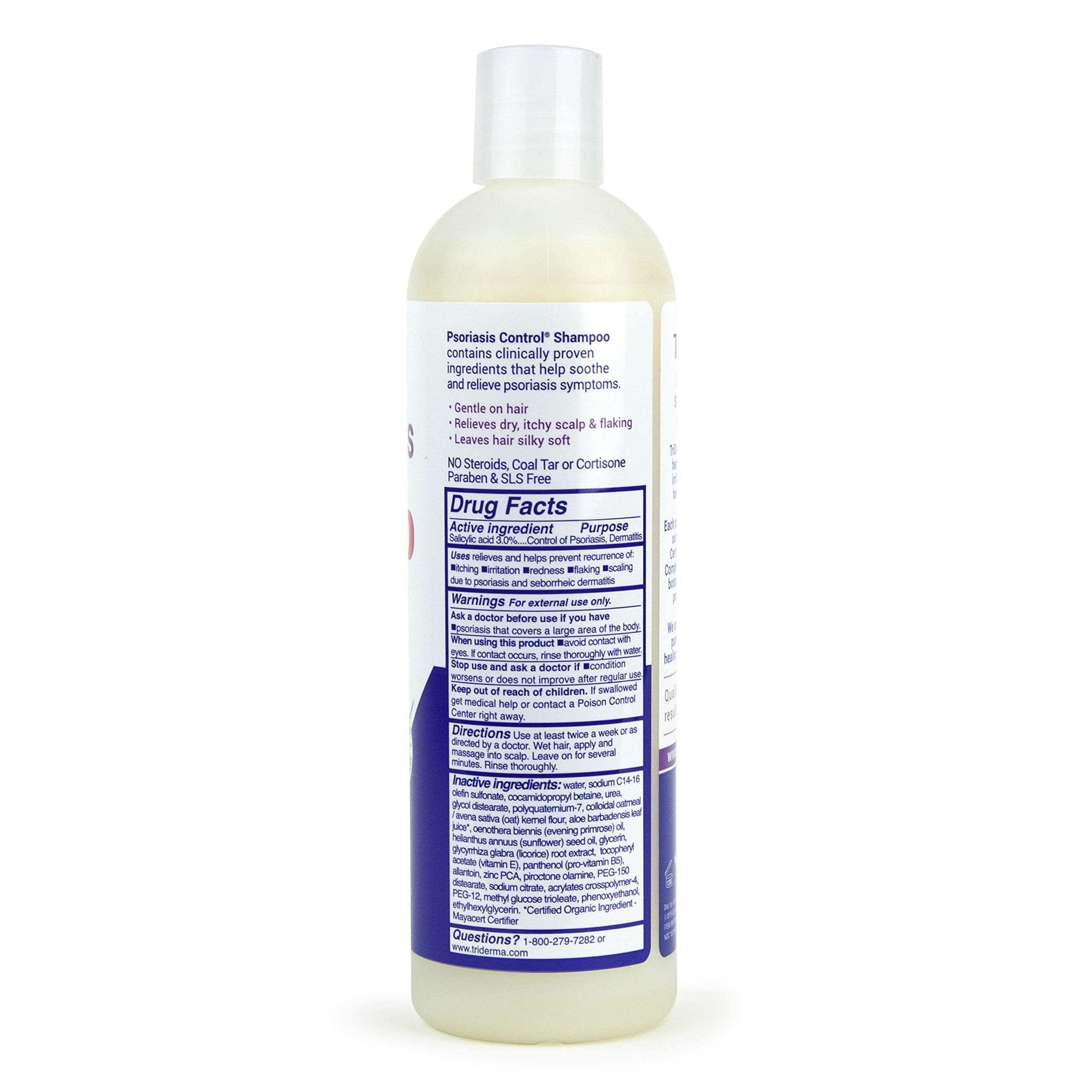 TriDerma Emballage élégant et pratique pour rangement en salle de bains.