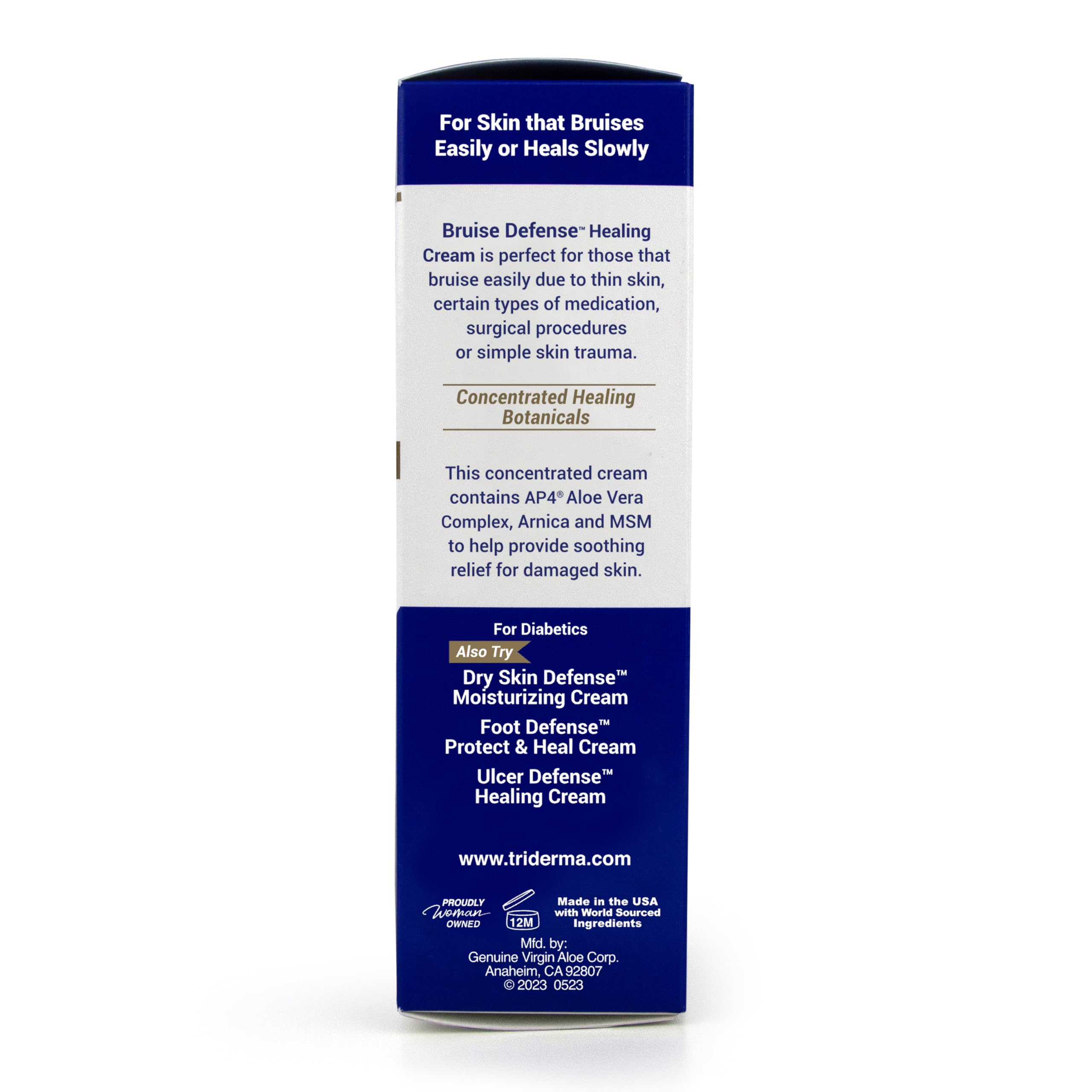 MSM dans TriDerma, formulation apaisante et hydratante.