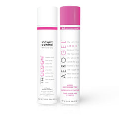 TRIDESIGN Aerogel, bouteille spray cheveux; tenue légère et démêlage facile.