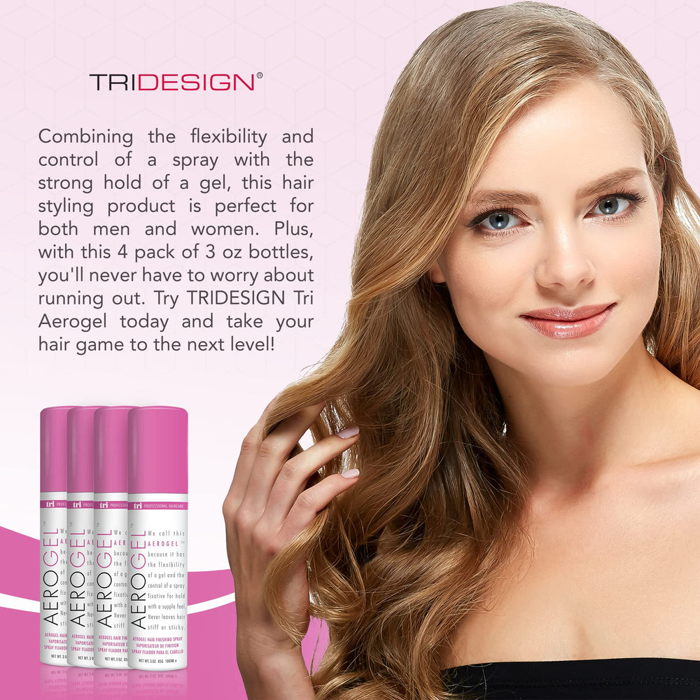 TRI Design Aerogel, brillance et volume, sans résidu gras