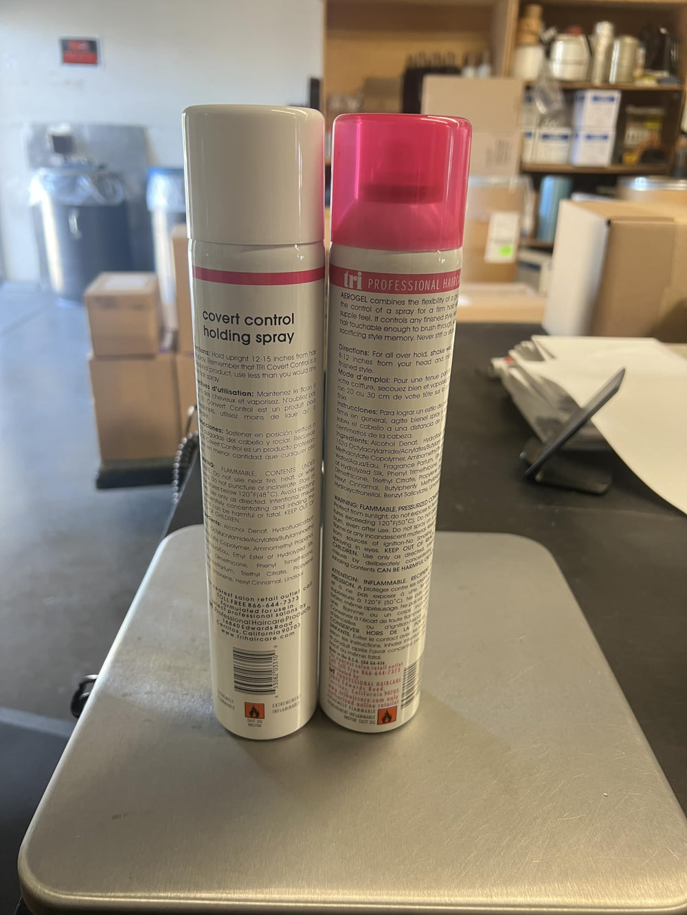 TRIDESIGN Aerogel; résultat durable et coiffage flexible toute la journée.