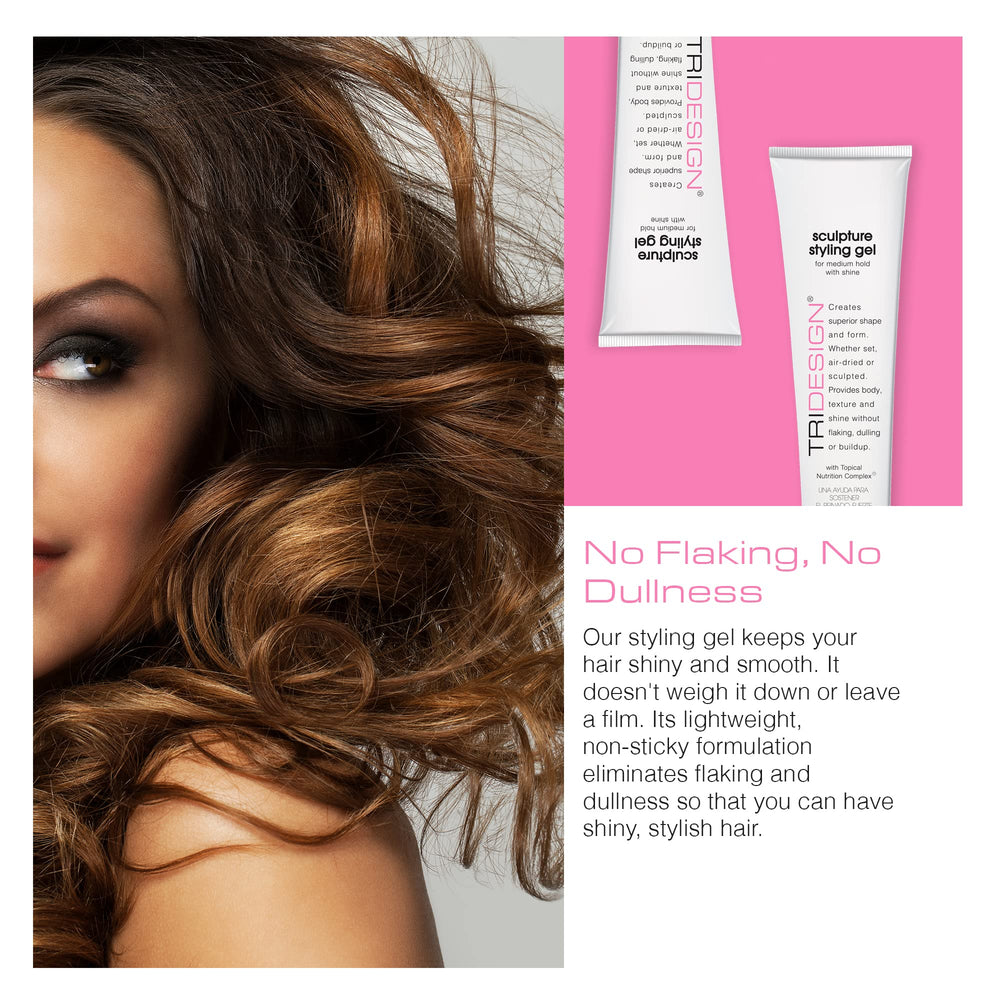 TRIDESIGN Gel Sculptant: adapté aux cheveux fins avec volume maîtrisé.