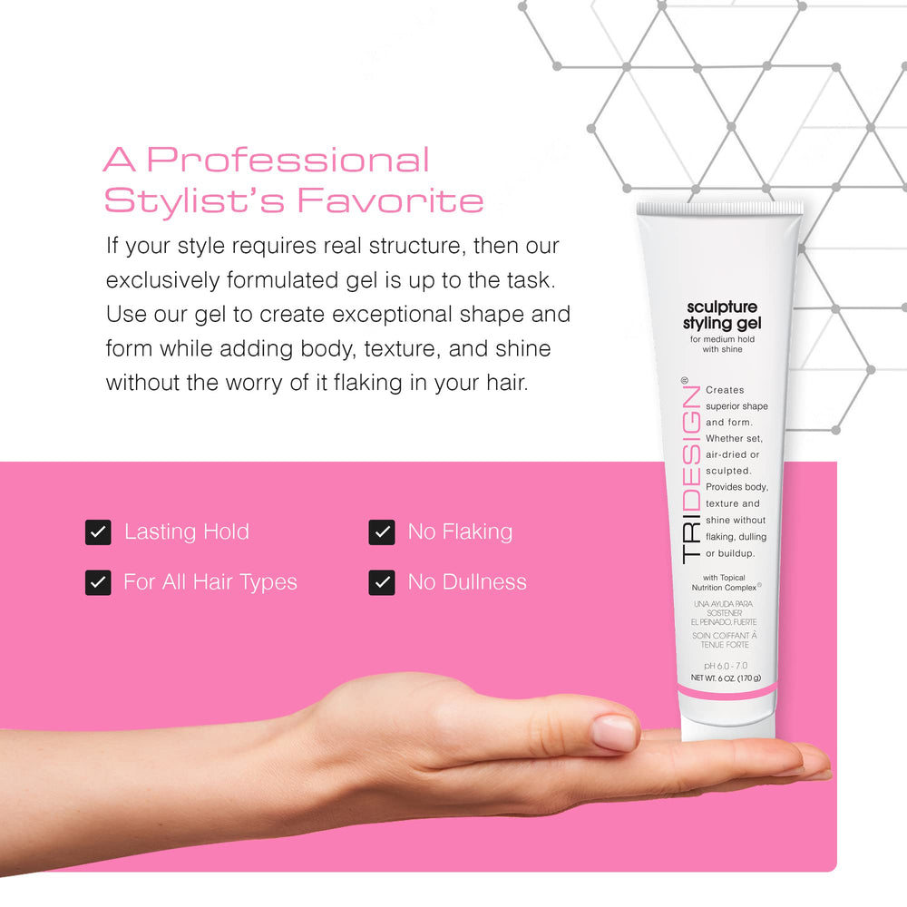 TRIDESIGN Gel Sculptant: définition des boucles et contrôle du volume.