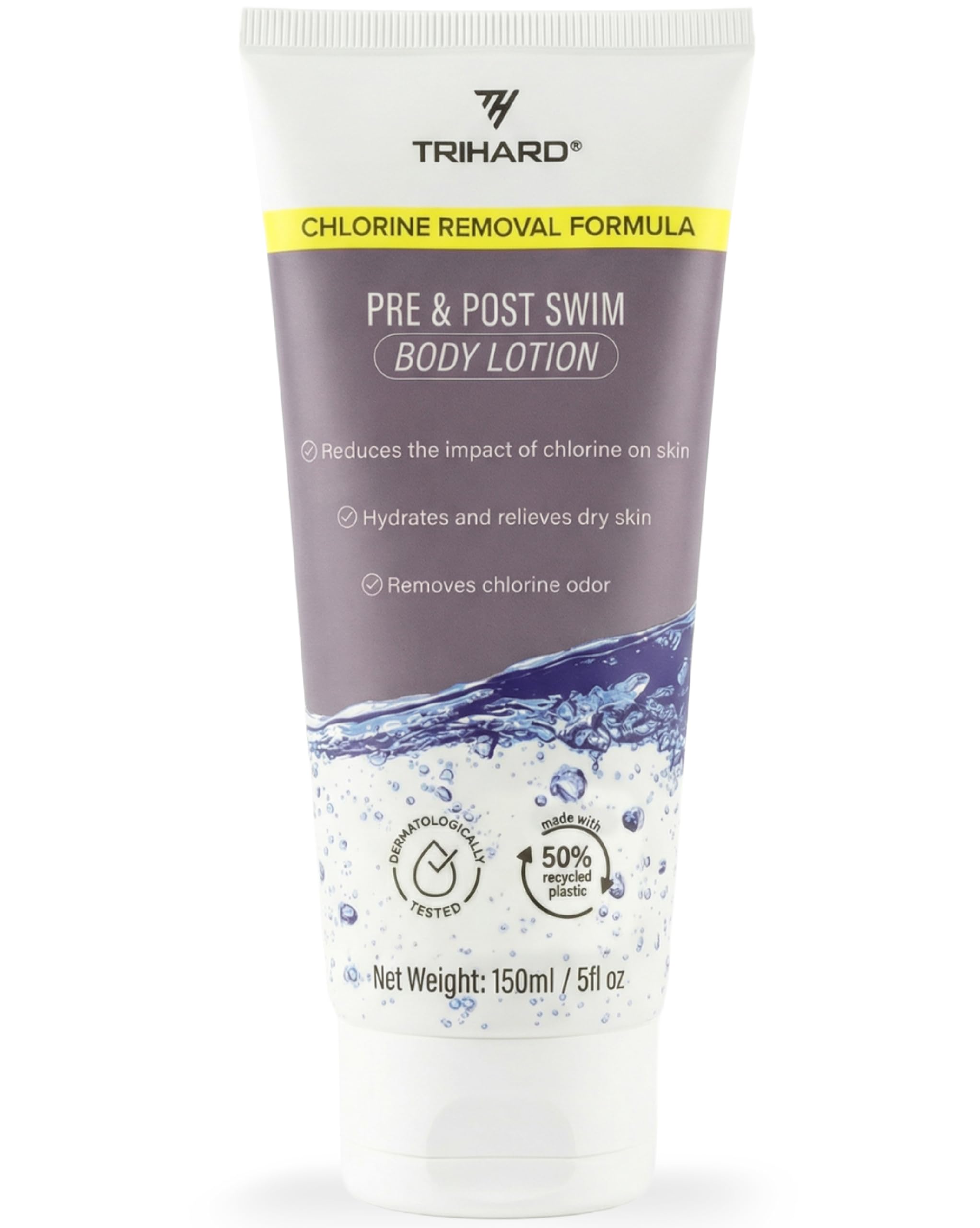 TRIHARD Chlorine Defense: bouteille de lotion pour le corps protégeant lors de la natation.