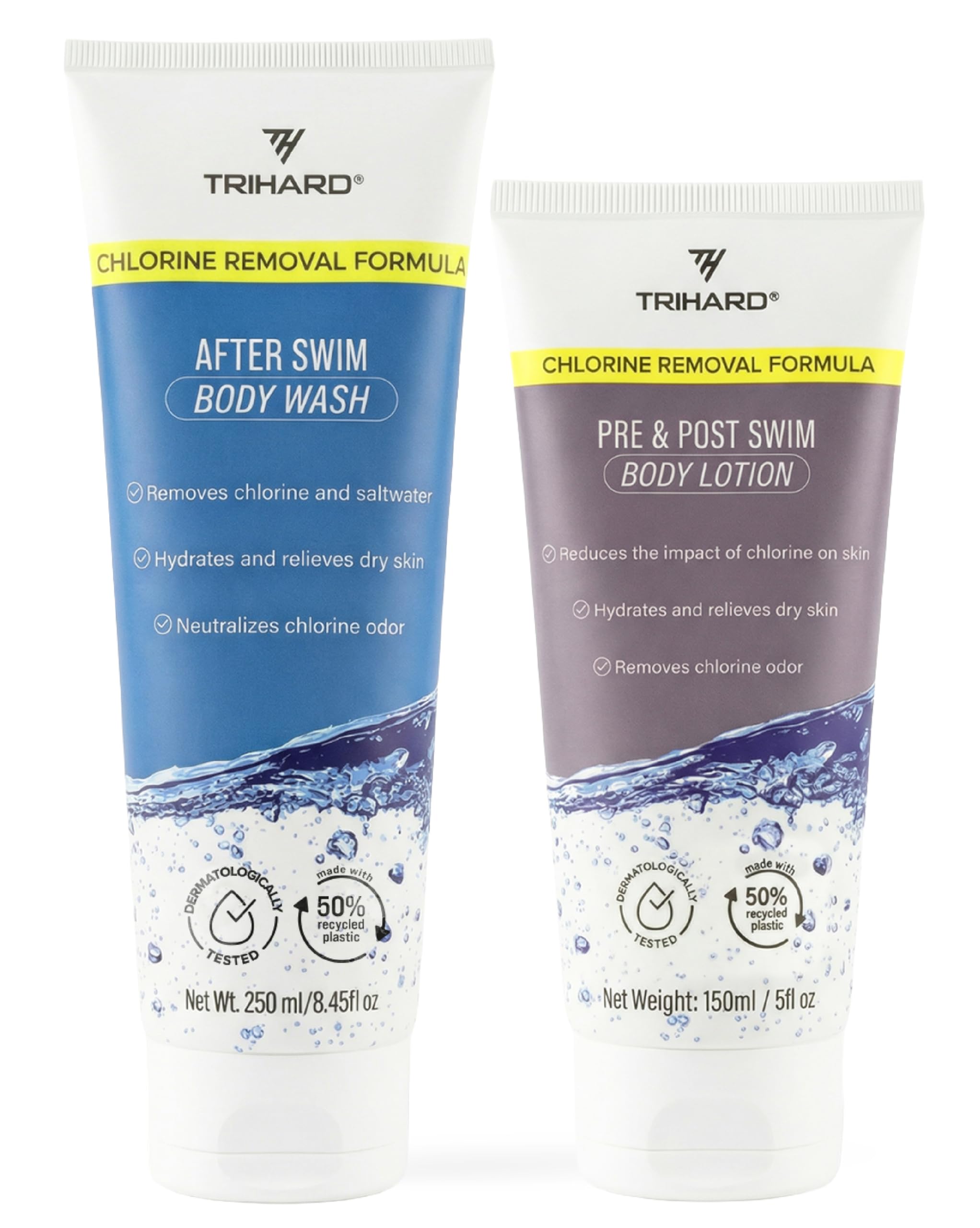 TRIHARD Douche-corps-nageur-refroidissante: rafraîchit la peau sensible après la natation.