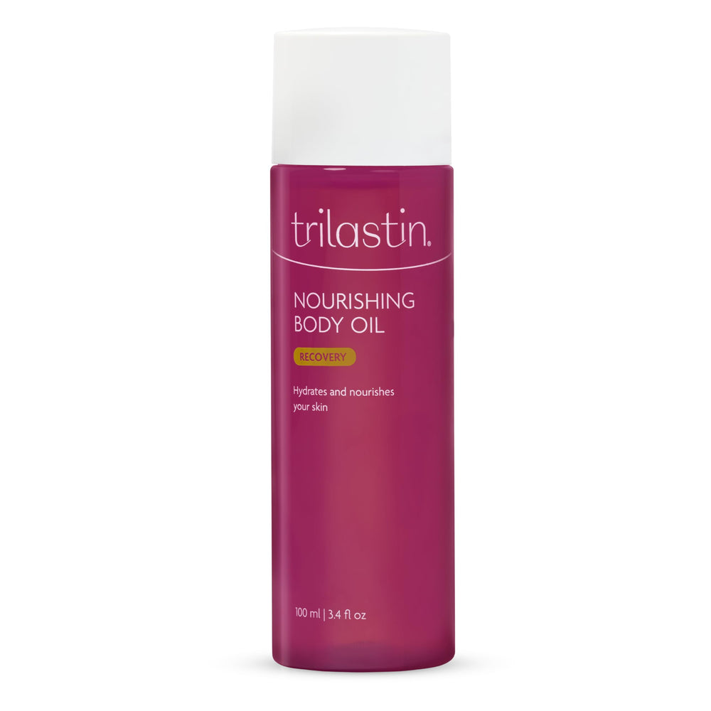 TriLASTIN Huile pour le corps — bouteille, hydratation légère et nourrissante