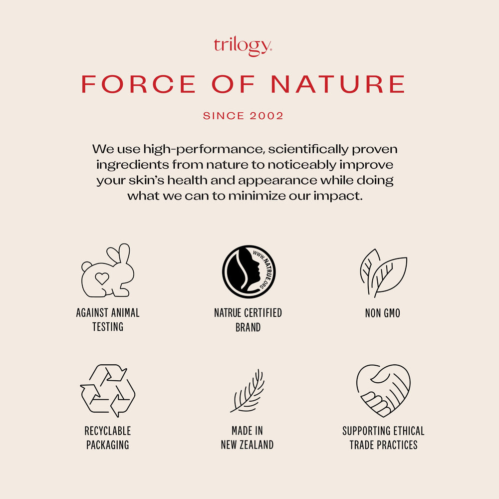Trilogy Acide Hyaluronique Ultra Serum — peptides pro-collagène pour soutien et fermeté