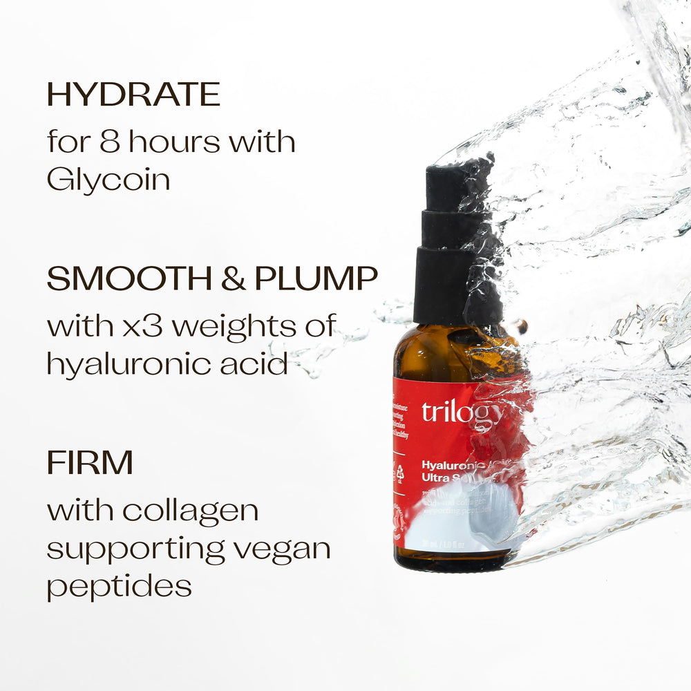 Trilogy Acide Hyaluronique Ultra Serum — pipette pratique pour application précise