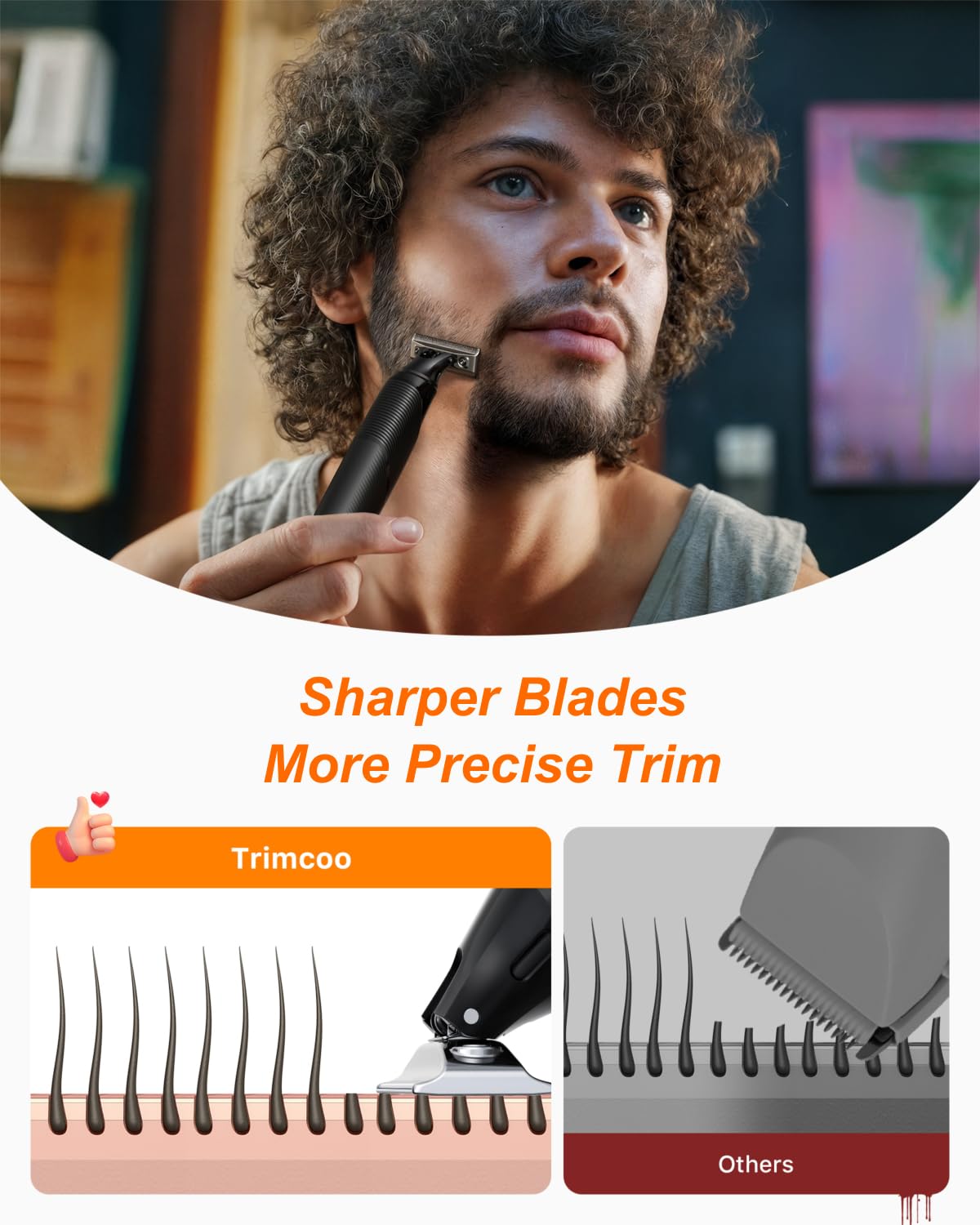 Protection peau 0 mm Trimcoo, protection et douceur lors du rasage