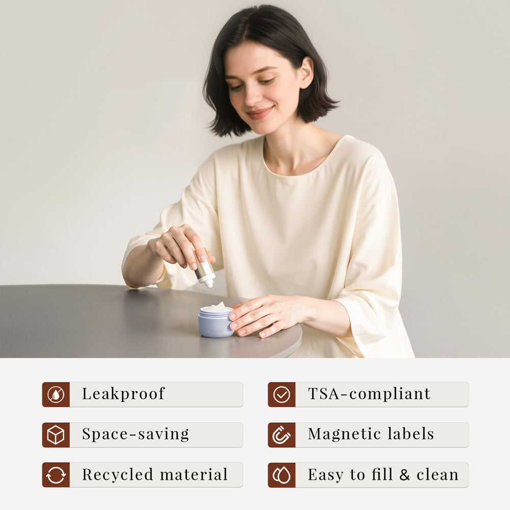 Set voyage léger et compact, prêt pour l'aéroport.