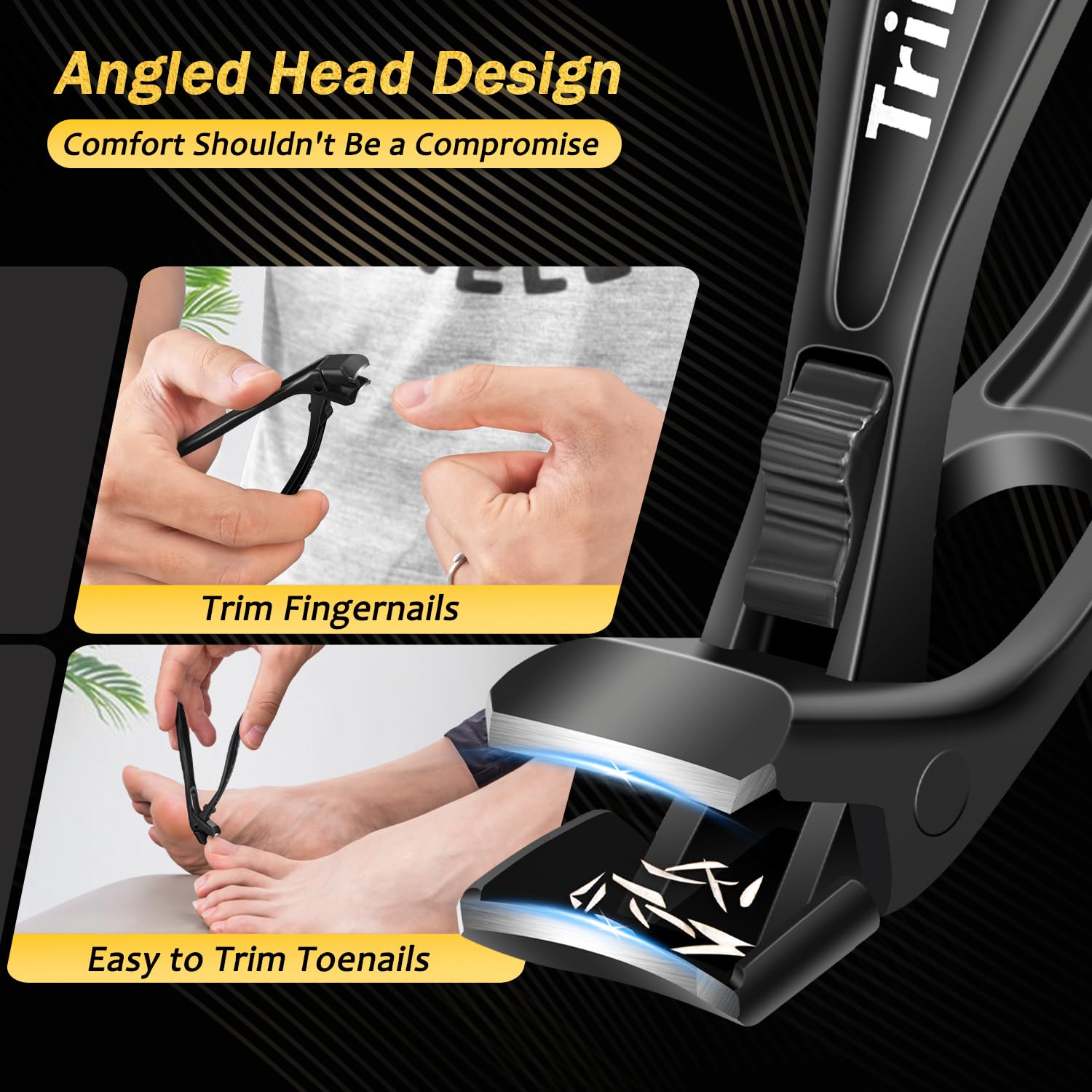 Trimlyx lame acier martensitique, coupe nette et durable pour pédicure.