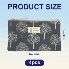 Trousse Trinkrittey en toile résistante, motif 2, rangement compact pour essentiels.