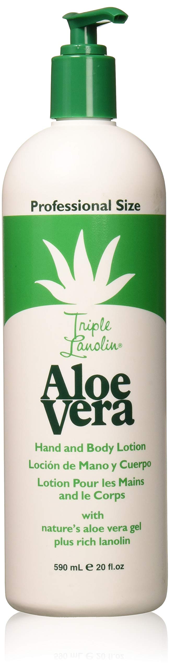 Lotion Triple Lanolin Aloe Vera, flacon: hydratation en profondeur pour peau sèche