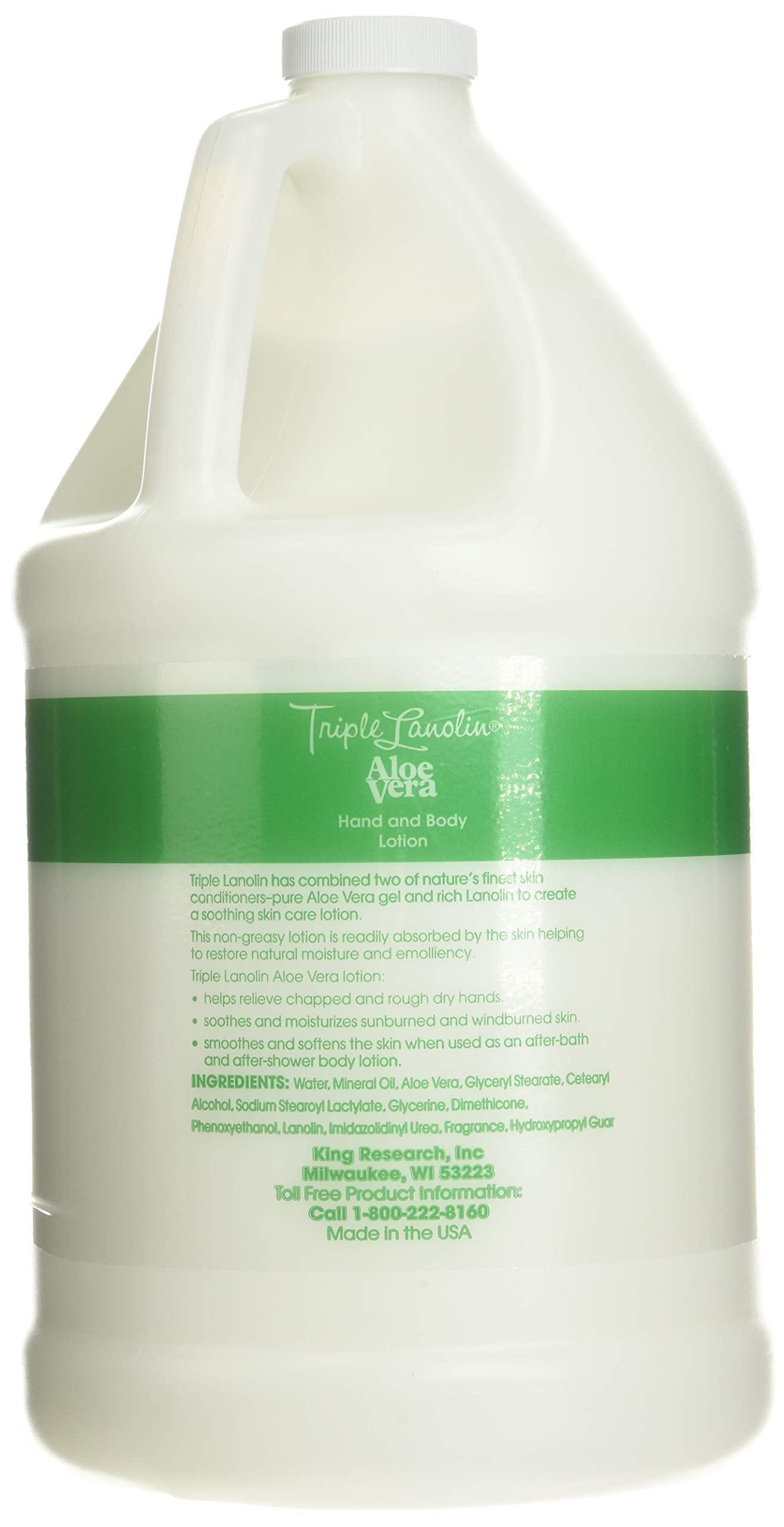 Texture non-grasse de la lotion Triple Lanolin, absorption rapide.