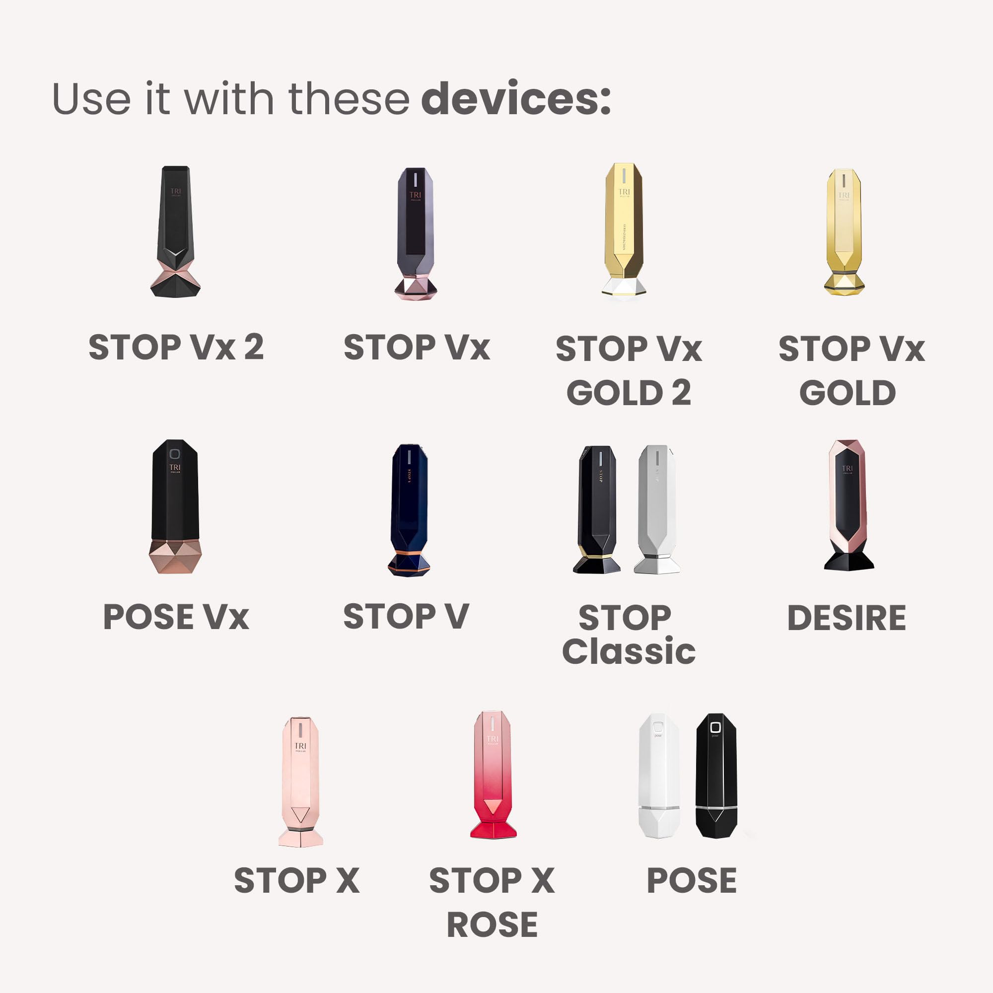 TriPollar Activator Gel : compatible avec les outils RF TriPollar pour un usage domestique.