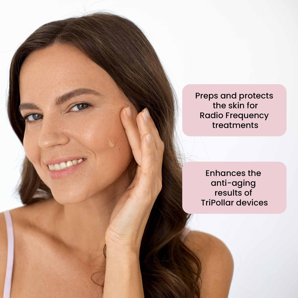 TriPollar Activator Gel : préparation et protection de la peau pendant le traitement RF.