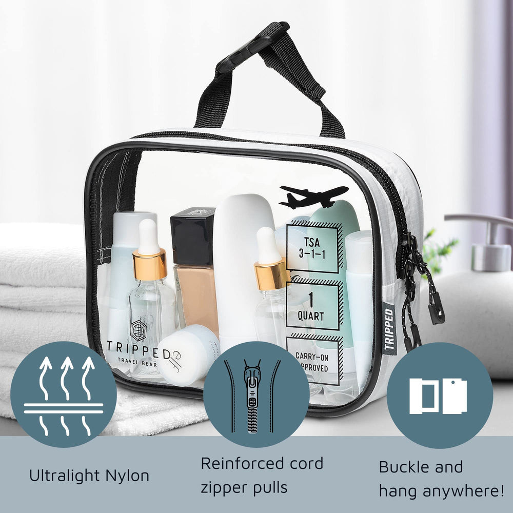 TRIPPED Ensemble trousse de toilette prête pour vos voyages.