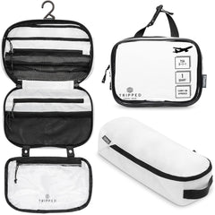 TRIPPED Trousse de toilette suspendue pour voyager efficacement.