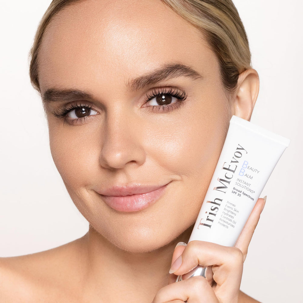 Trish McEvoy Beauty Balm Instant Solutions SPF 35 – fini naturel pour routine quotidienne
