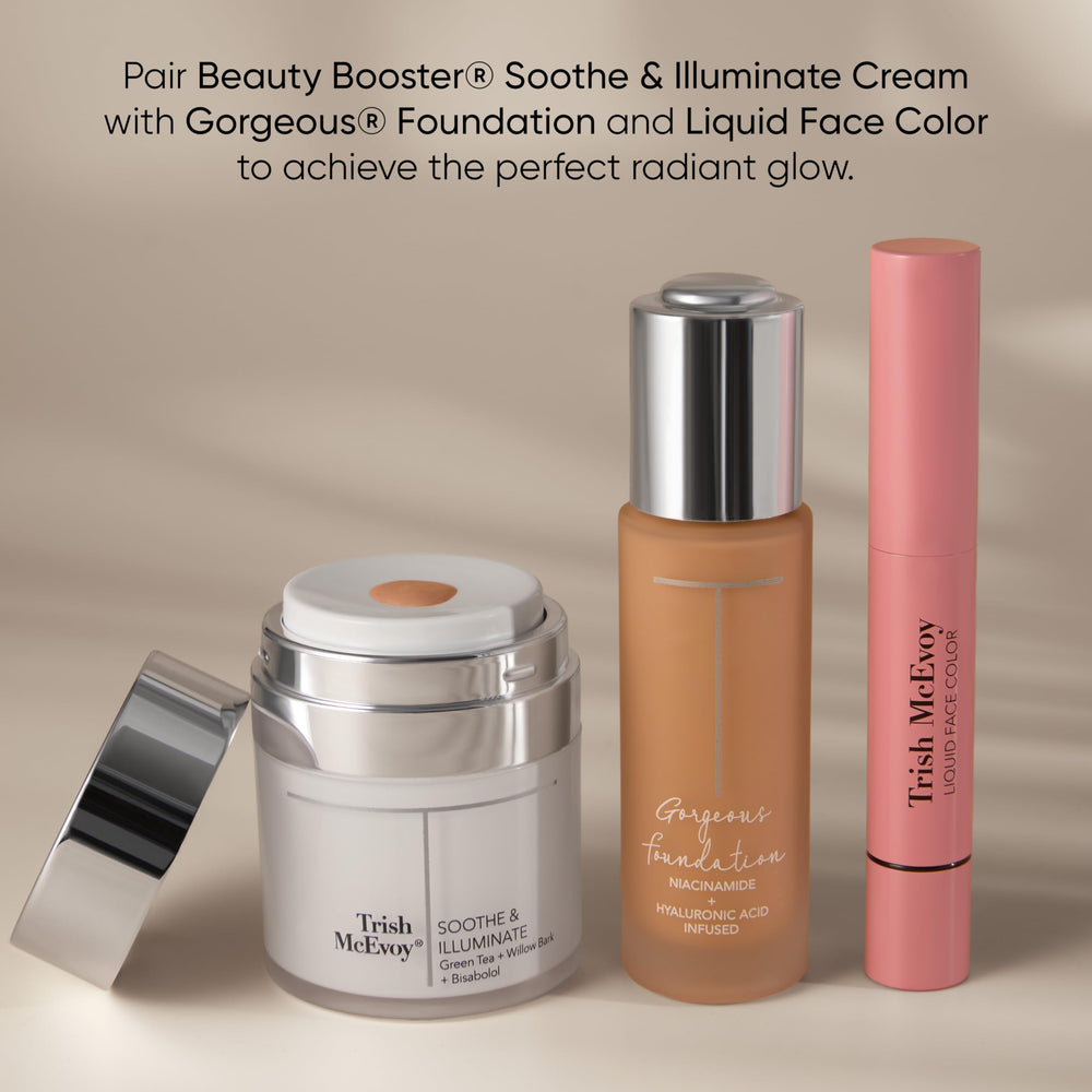 Trish McEvoy Glow échantillon pour tester la teinte.