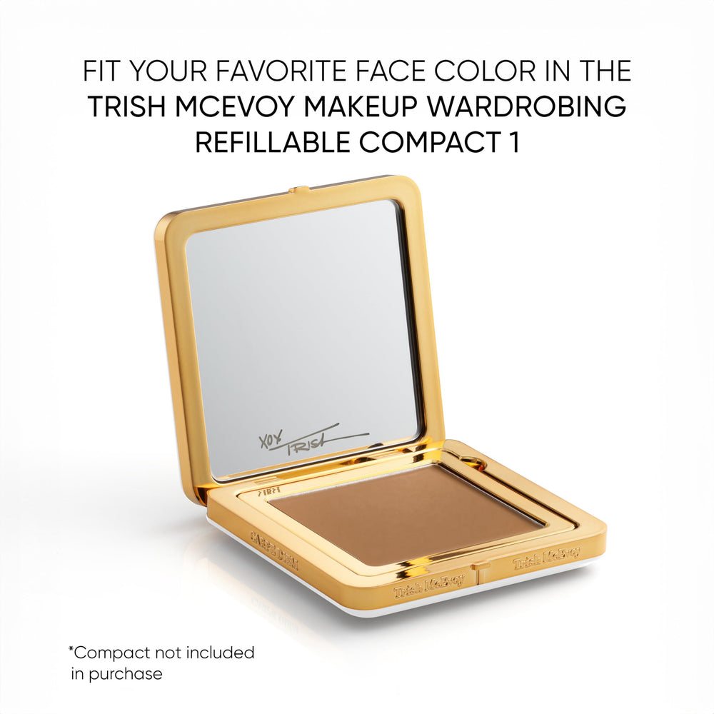 Trish McEvoy Dual Resort Bronzer Recharge, teinte bronzante plus profonde pour intensifier les zones.