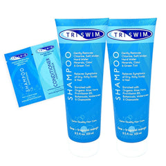 TRISWIM – bouteille 8,5 oz, parfum citron vert et mangue, prêt pour la baignade.