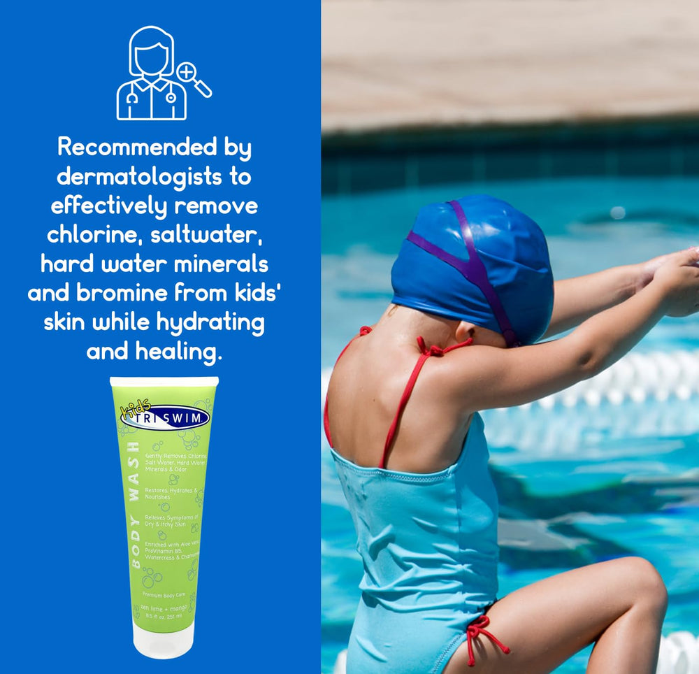 TRISWIM KIDS ALOE VERA VITAMINE E : hydratation douce après chaque séance.