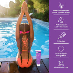 TRISWIM Kids Conditioner – Hydratation en profondeur pour cheveux secs après le soleil.