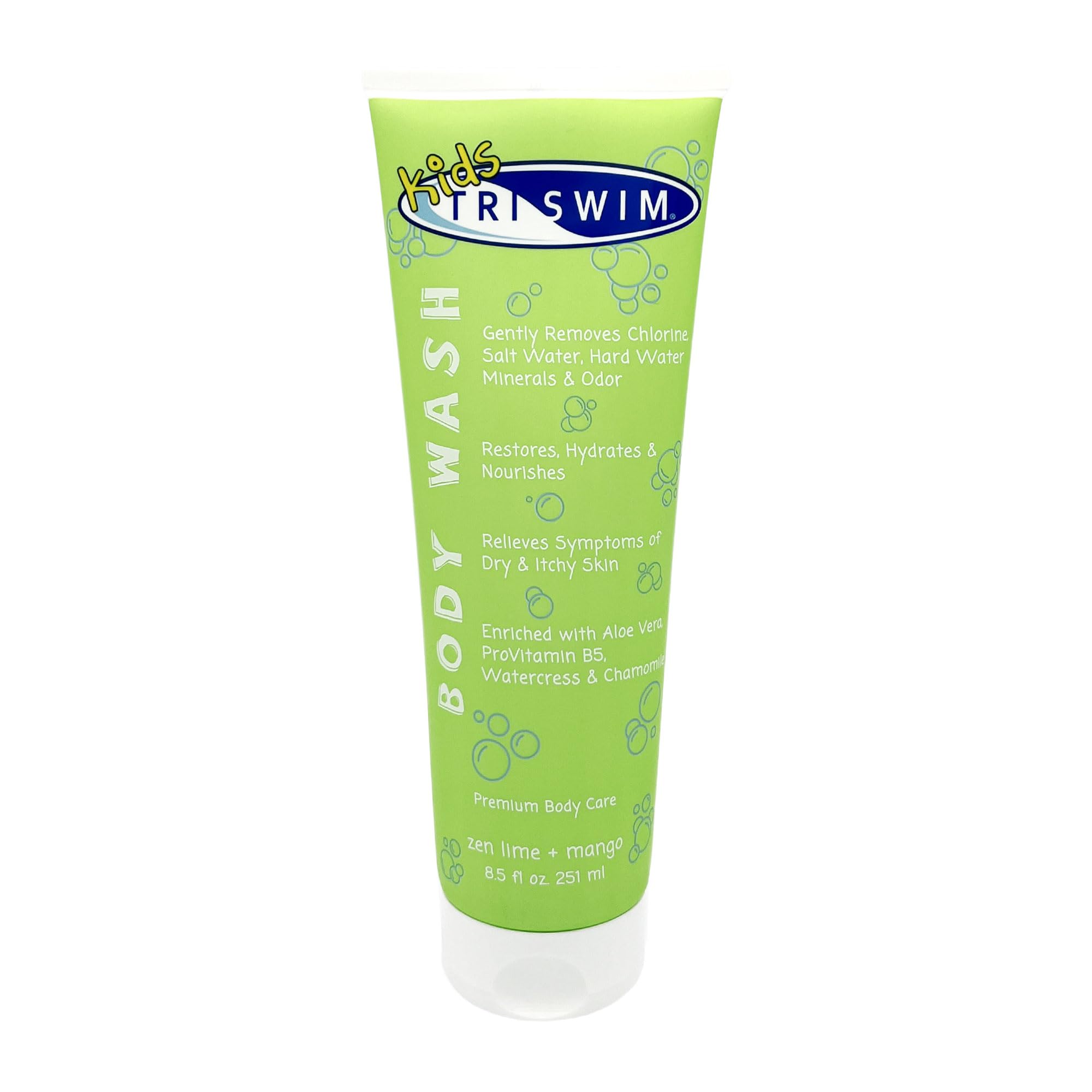 TRISWIM KIDS DOUCHE BOUTEILLE : élimine chlore et sel après la baignade.