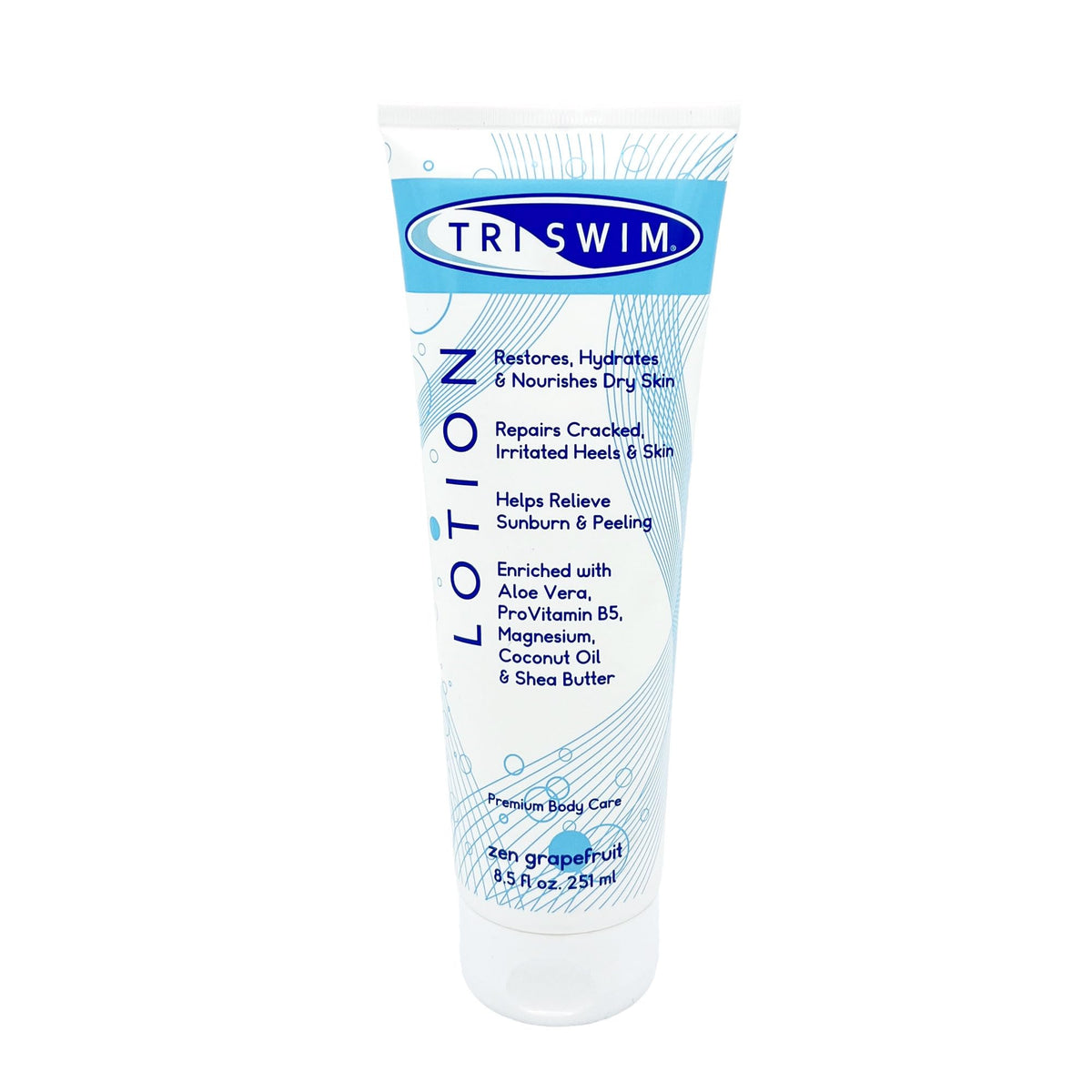 TRISWIM Lotion 8.5oz : flacon hydratant après natation pour peau douce