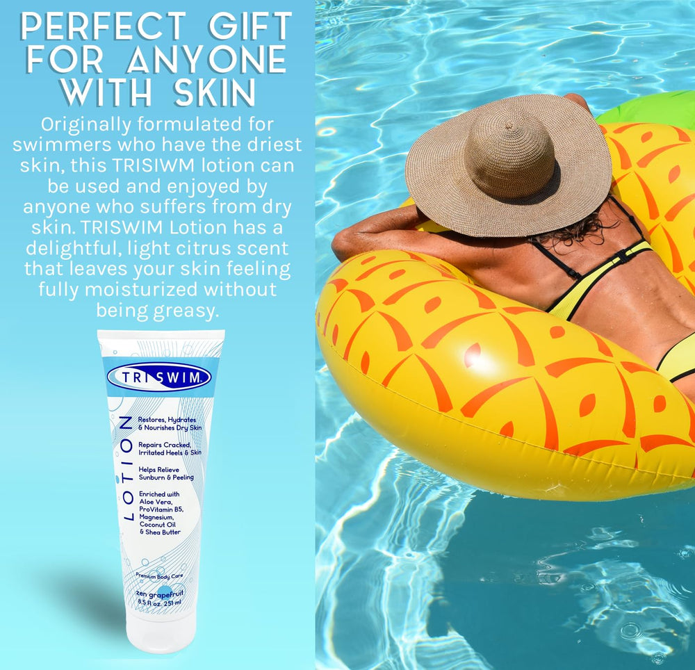 TRISWIM Lotion hydratation durable : soutien après exposition à l’eau de piscine