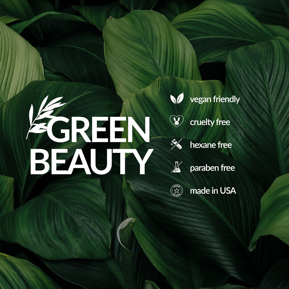 Application sur cheveux avec huile noire ricin Tropic Isle Living.
