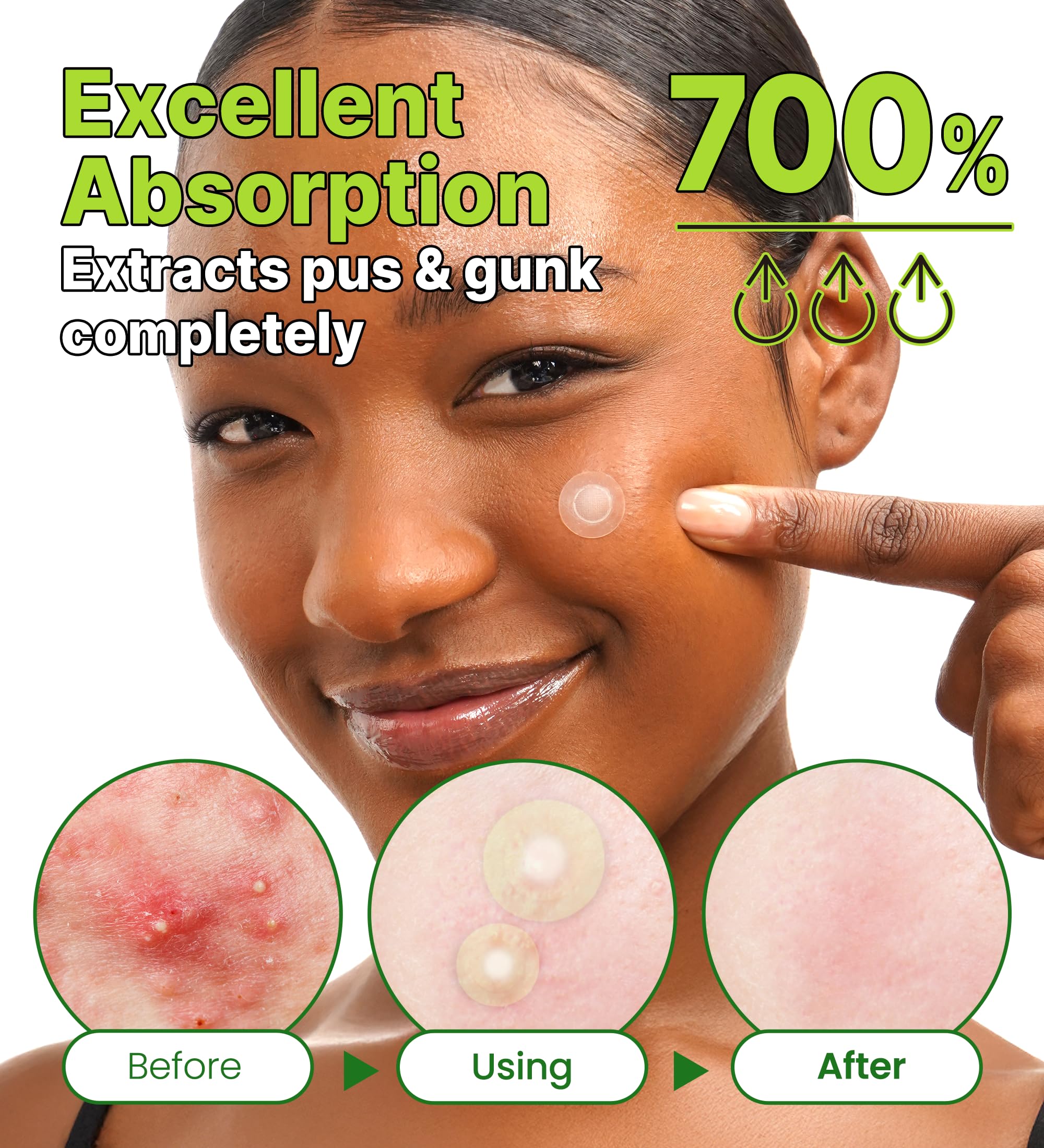 Easy application on clean, dry skin for fast use