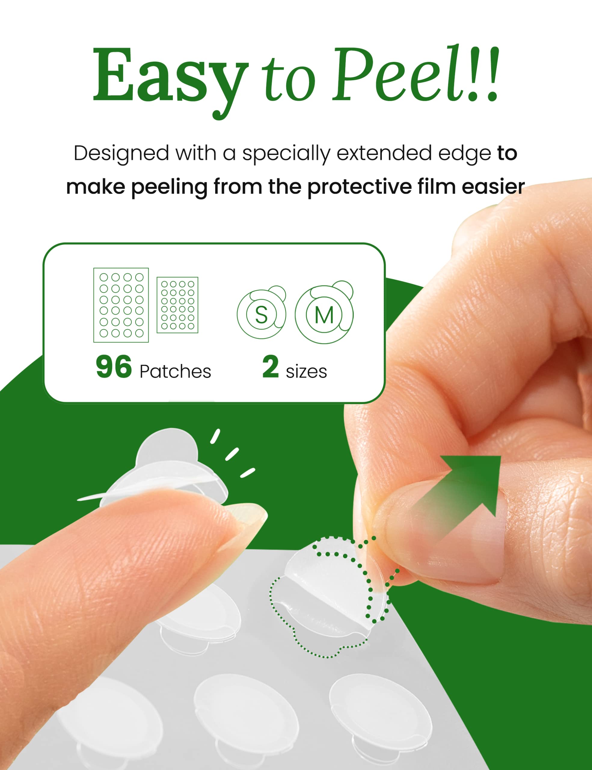 Anse de décollage facile Troubless pour une pose rapide et simple.