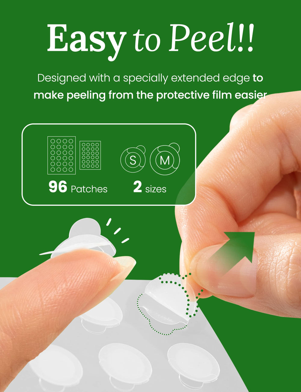 Pansement Troubless hydrocolloïde absorbant les impuretés et protégeant la zone.