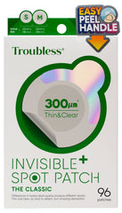 Patch invisible Troubless pour bouton du visage, discrétion et confort.