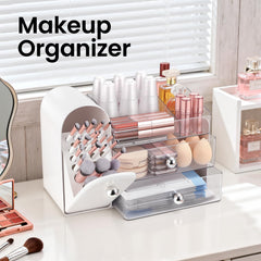 TRQWRO Support-pinceaux-maquillage: compartiments pour garder les pinceaux propres.