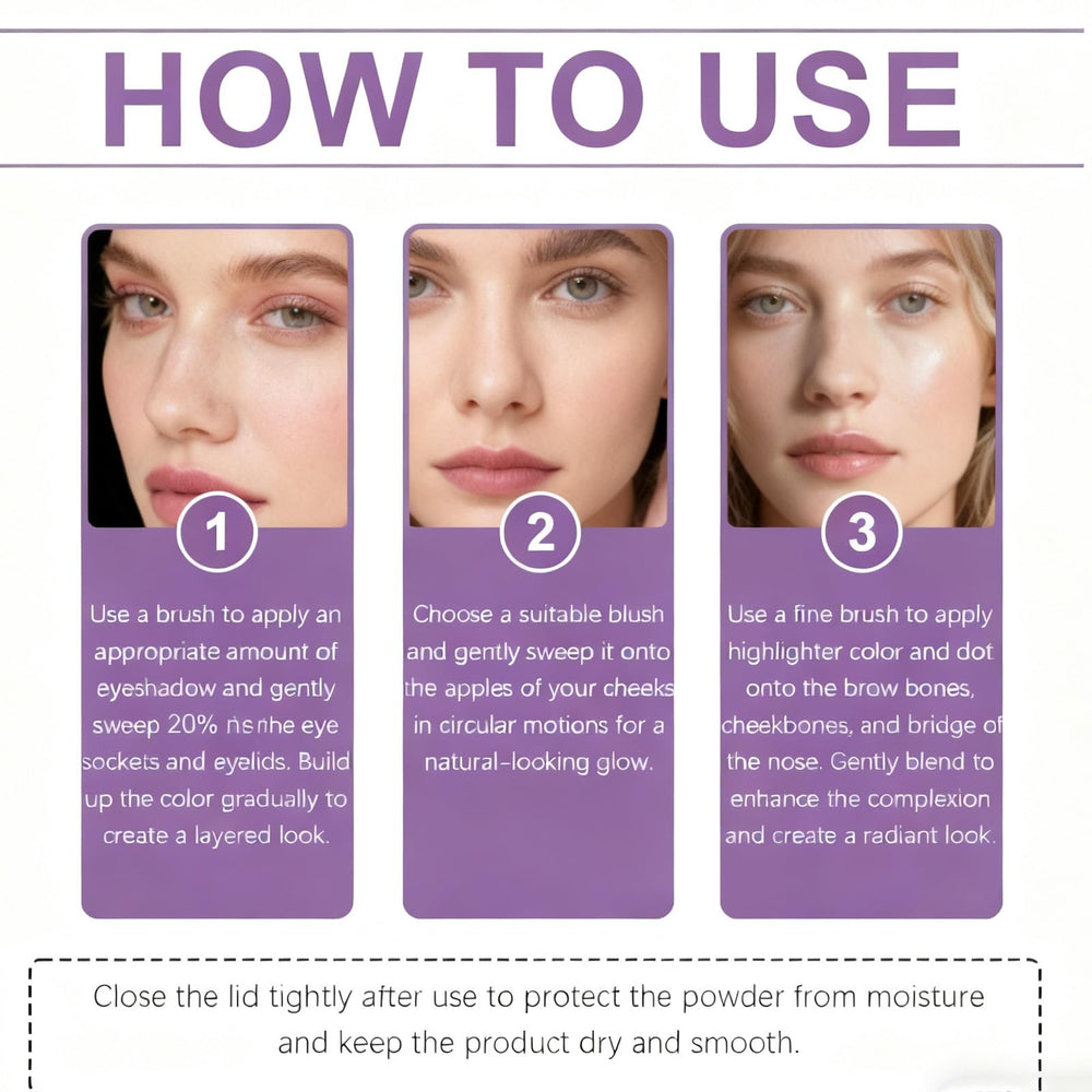 Kit maquillage TRTYEF 4-en-1 : prêt pour jour et nuit.