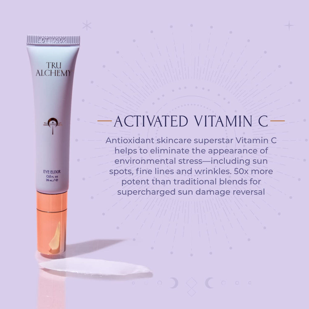 Application douce de Tru Alchemy Elixir Yeux avec applicateur