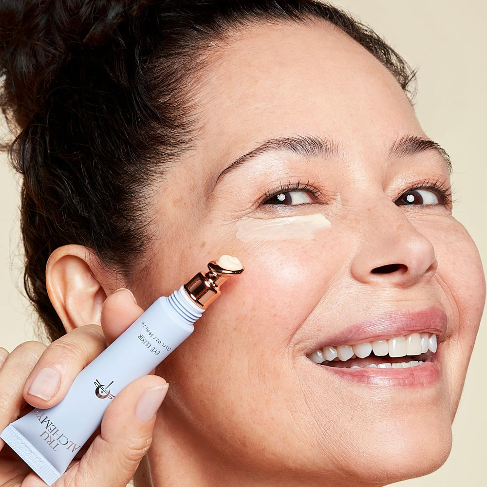 Rituel quotiden matinal et nocturne avec Tru Alchemy Elixir Yeux