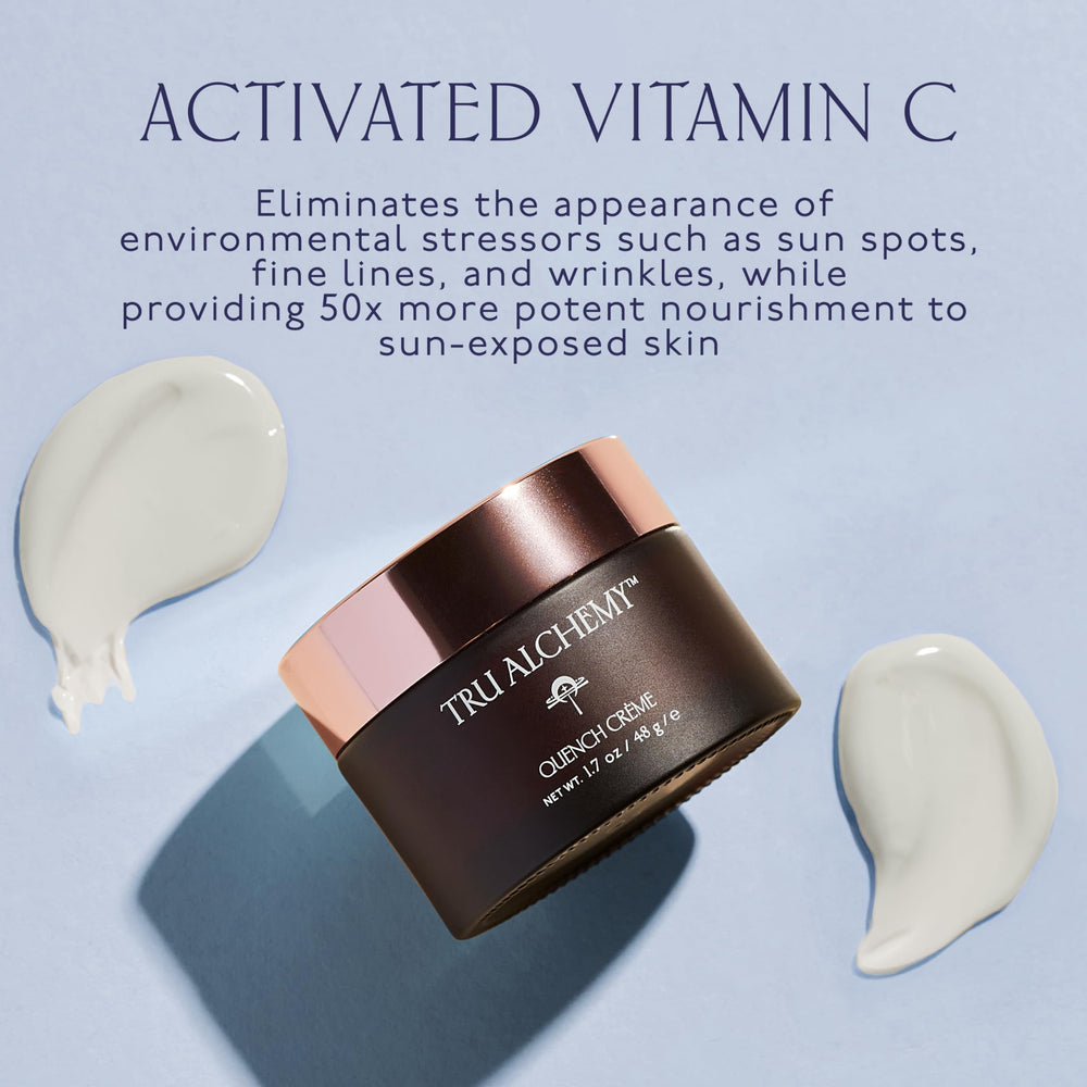 Tru Alchemy Quench Crème – bakuchiol pour une peau lumineuse.