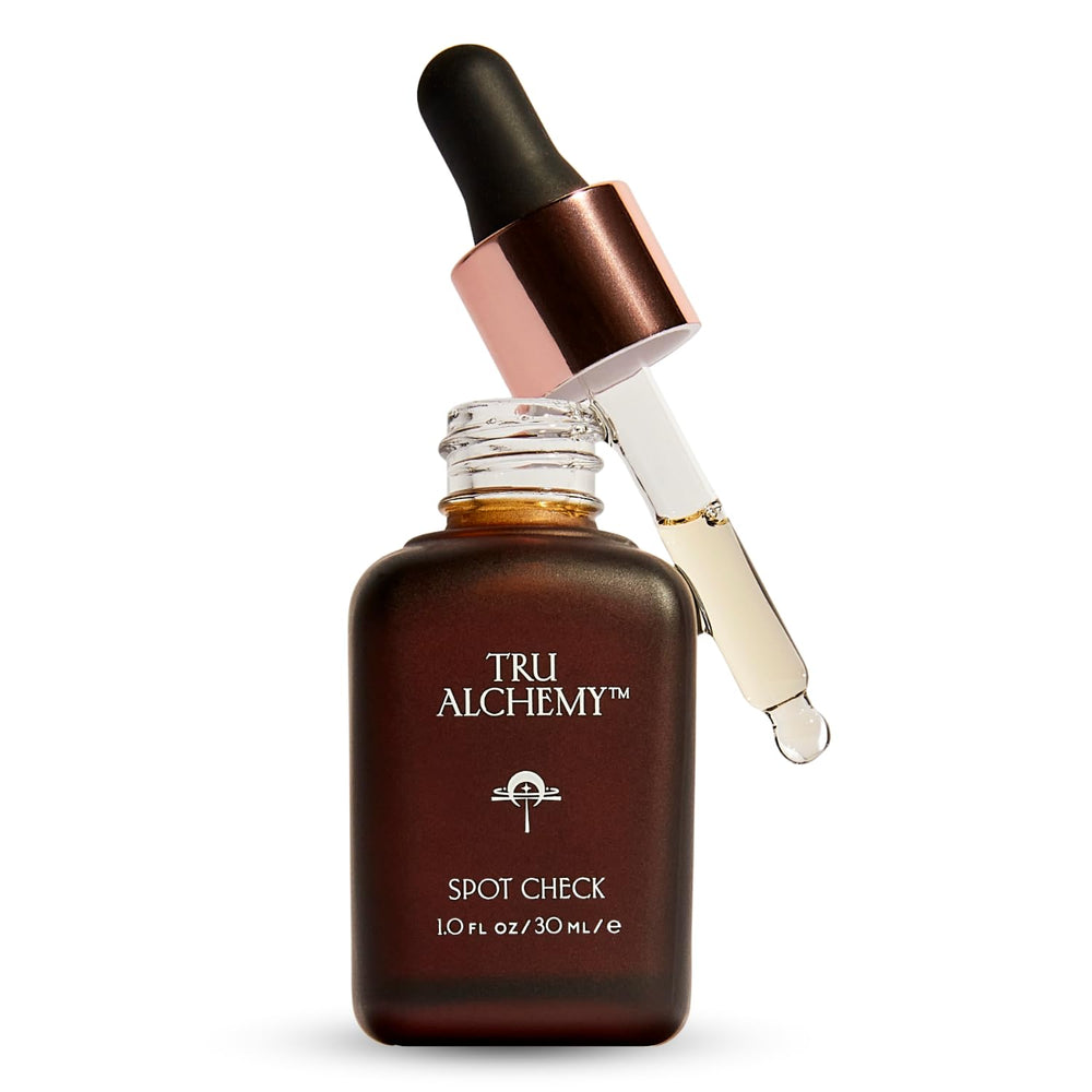 Tru Alchemy Spot Check bouteille avec pipette pour une application précise.