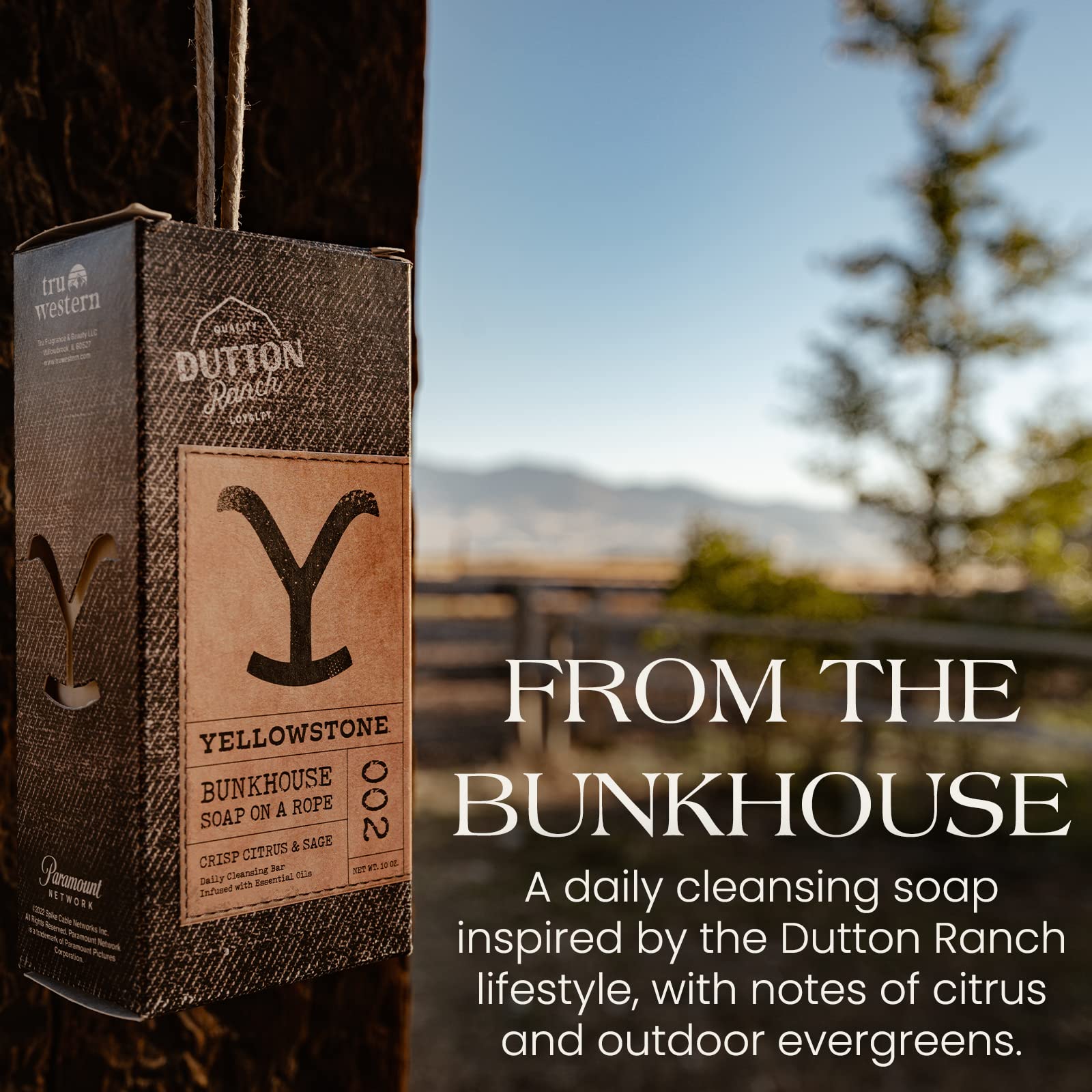 Savon Tru Fragrance Beauty Bunkhouse gros plan texture: Texture artisanale riche.